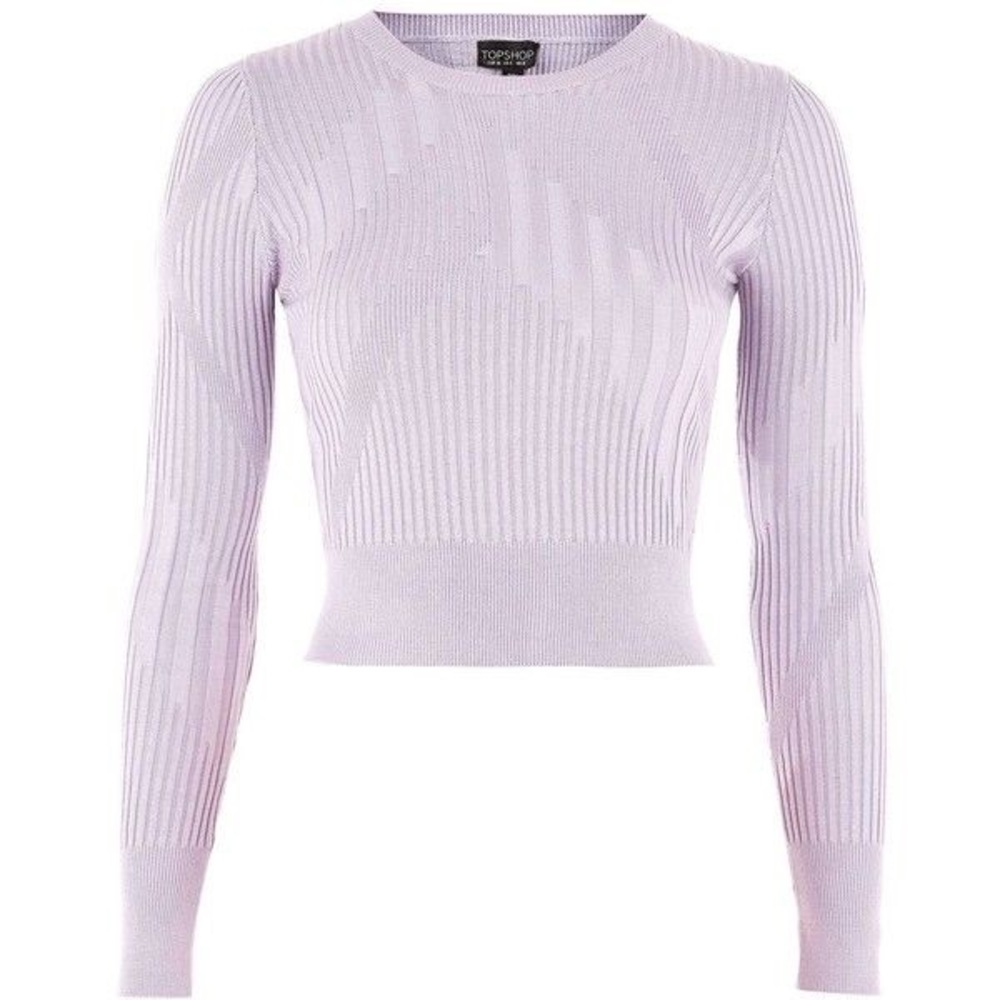 Top shop cropped long sleeve shirt 6